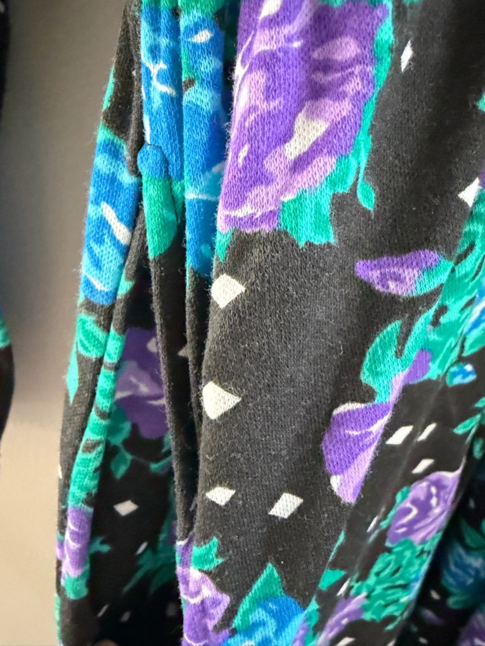vintage floral jumpsuit 80s Halloween Mooncraft w/pockets Size medium - Picture 5 of 12
